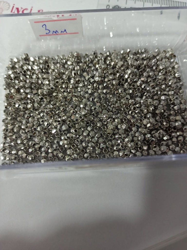 3mm Gümüş Renk Fasitli Kesim Dorica (Gram Fiyatıdır)