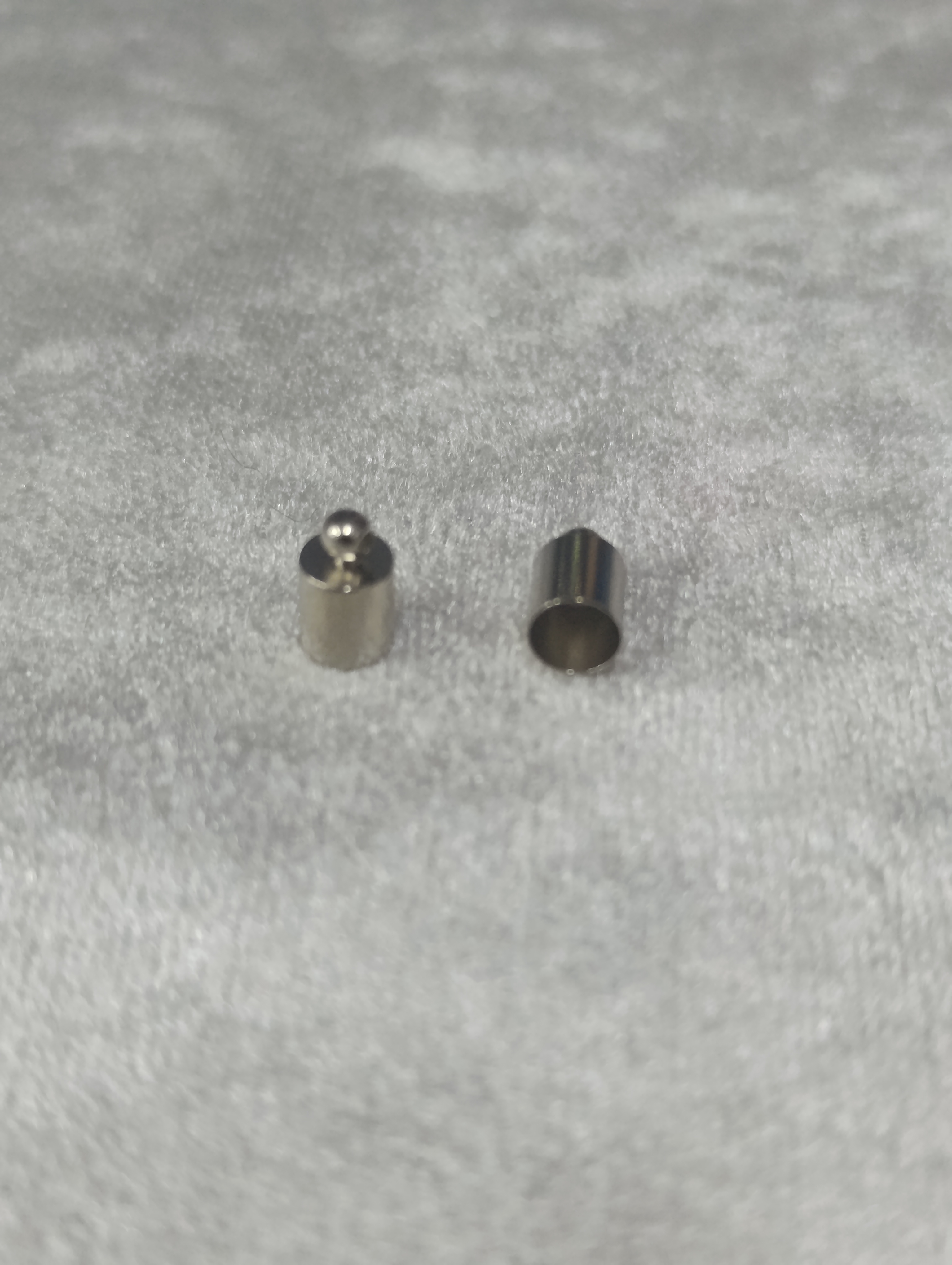 6mm Kapsül Gümüş Renk Kapama (Adet Fiyatıdır)