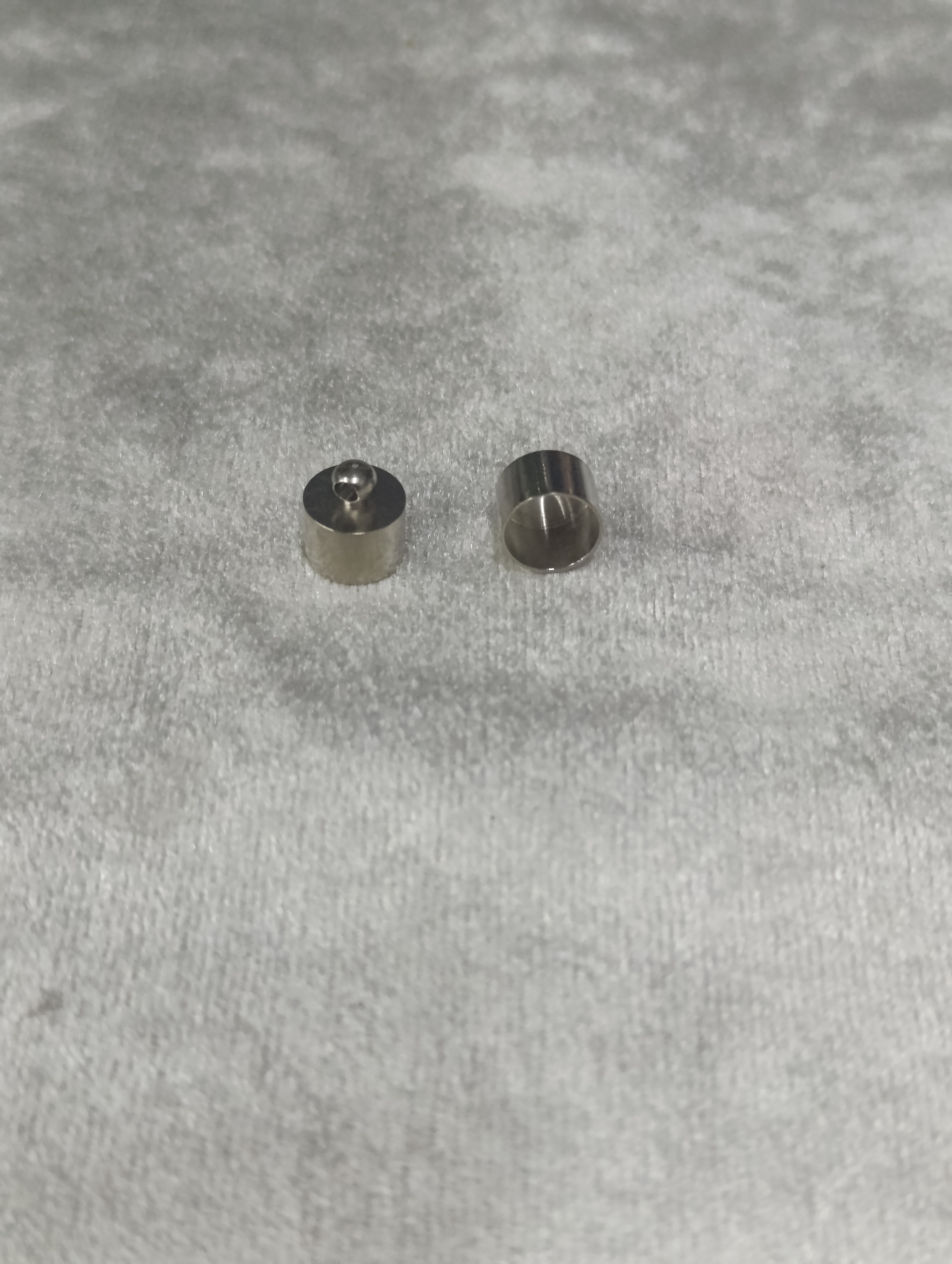 9mm Kapsül Gümüş Renk Kapama (Adet Fiyatıdır)