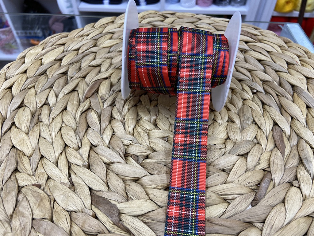 BASKILI KURDELE 2,5 CM / 1 METRE