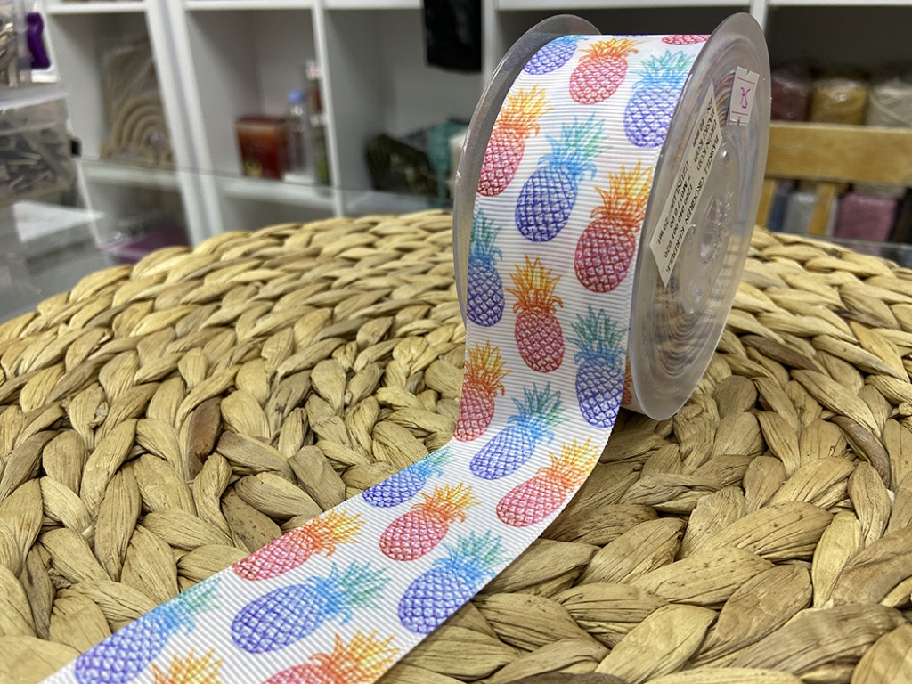 BASKILI KURDELE 4 CM / 1 METRE