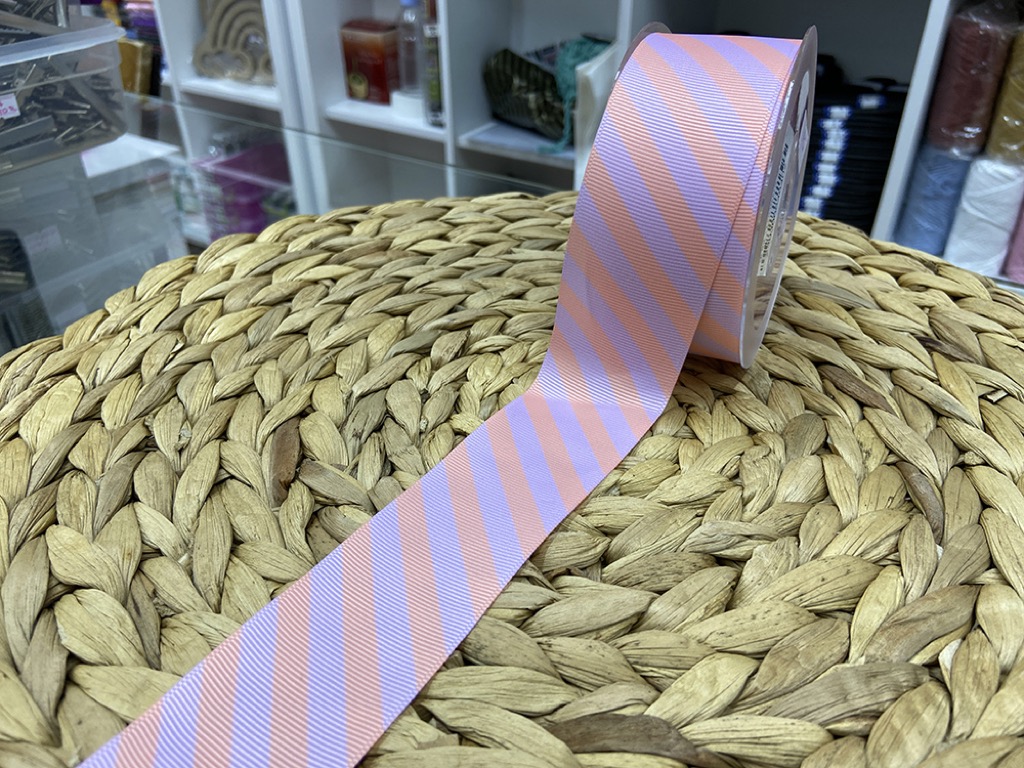 BASKILI KURDELE 4 CM / 1 METRE