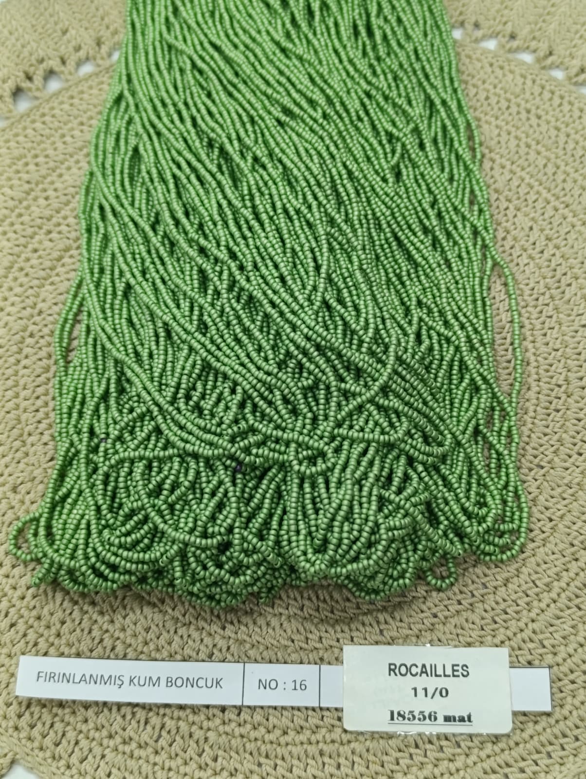 FIRINLANMIŞ KUM BONCUK NO:16 (ROCAILLES 11/00 18556 MAT)