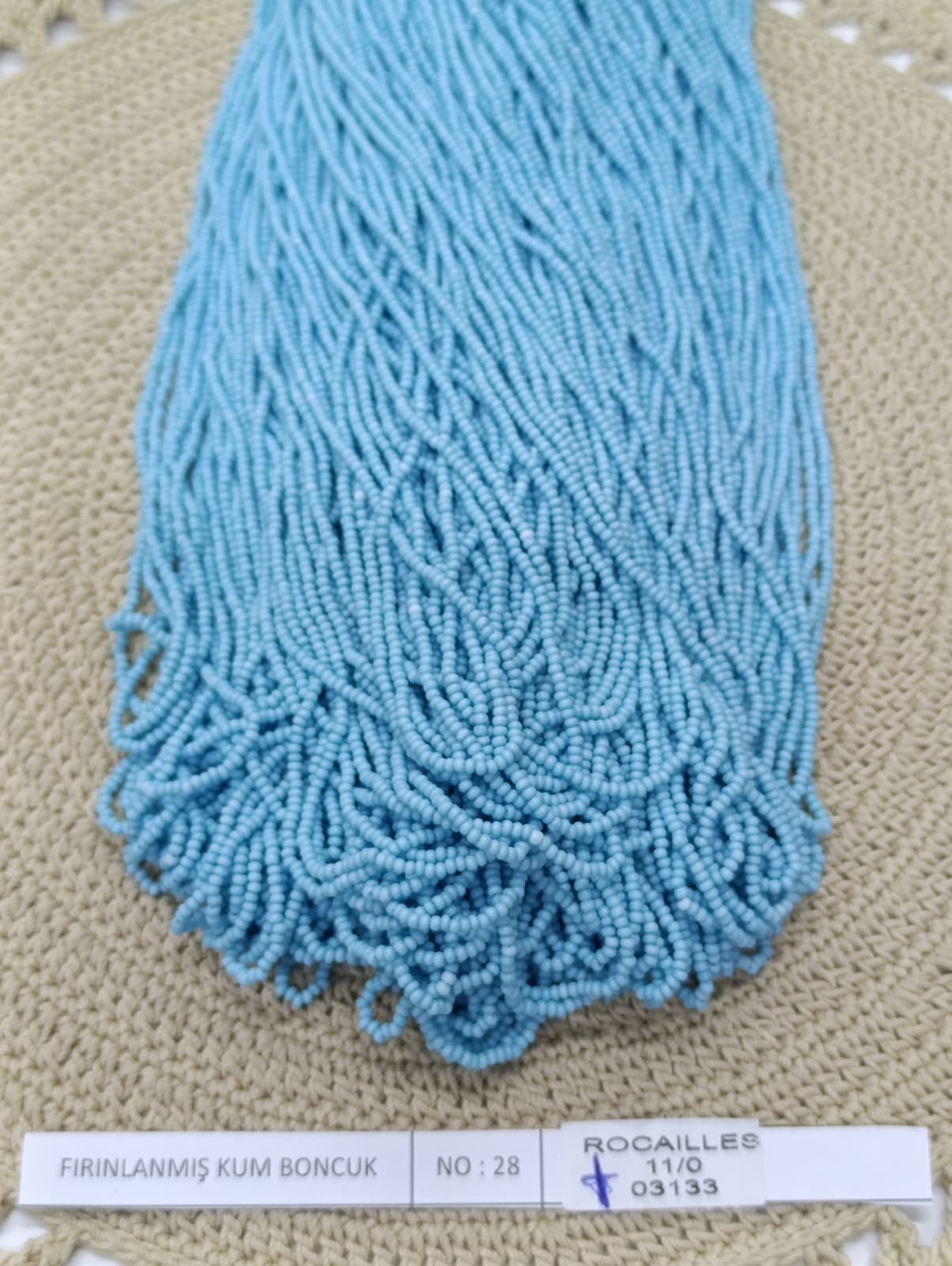 FIRINLANMIŞ KUM BONCUK NO:28 (ROCAILLES 11/00 03133)