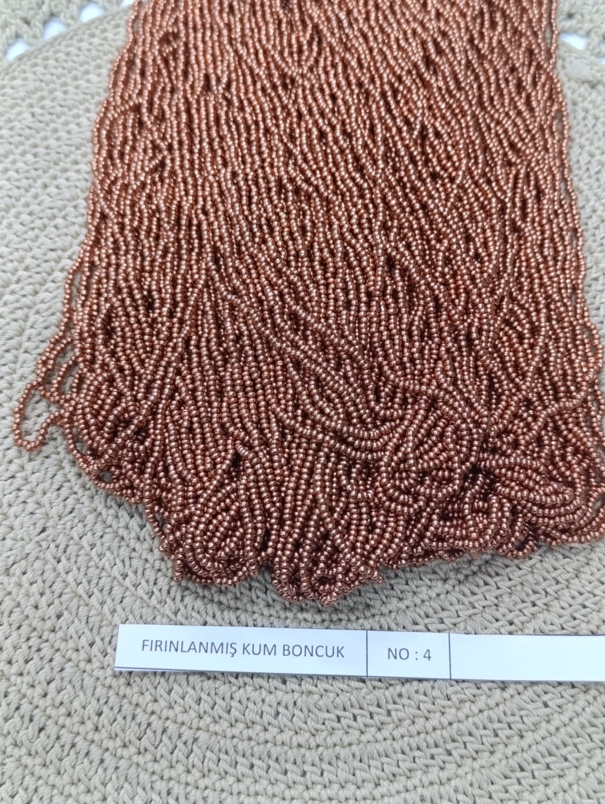 FIRINLANMIŞ KUM BONCUK NO:4 PARLAK ROZ (ROCAILLES 11/00)