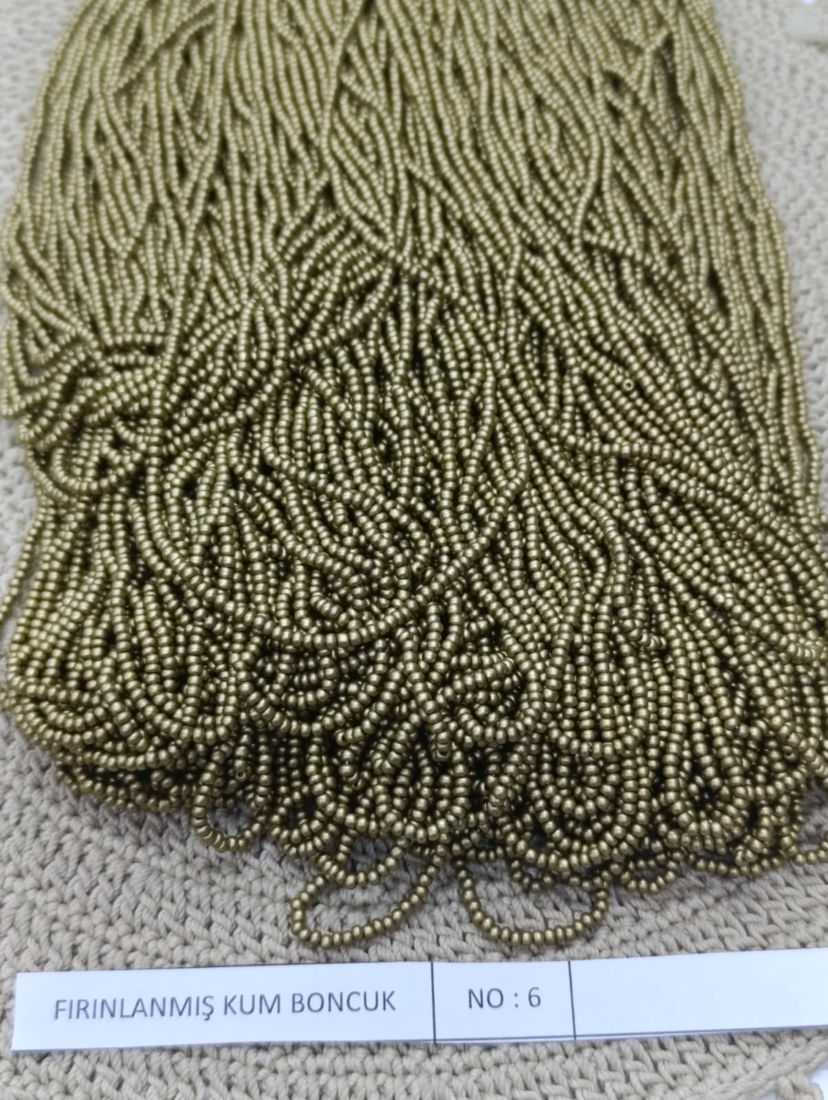 FIRINLANMIŞ KUM BONCUK NO:6 ANTİK (ROCAILLES 11/00 01700)
