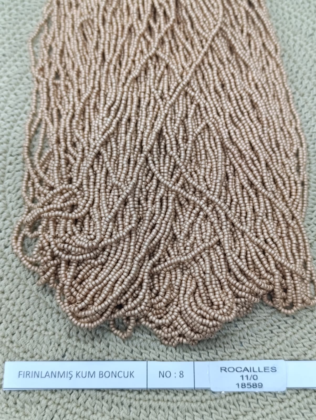 FIRINLANMIŞ KUM BONCUK NO:8 (ROCAILLES 11/00 18589)
