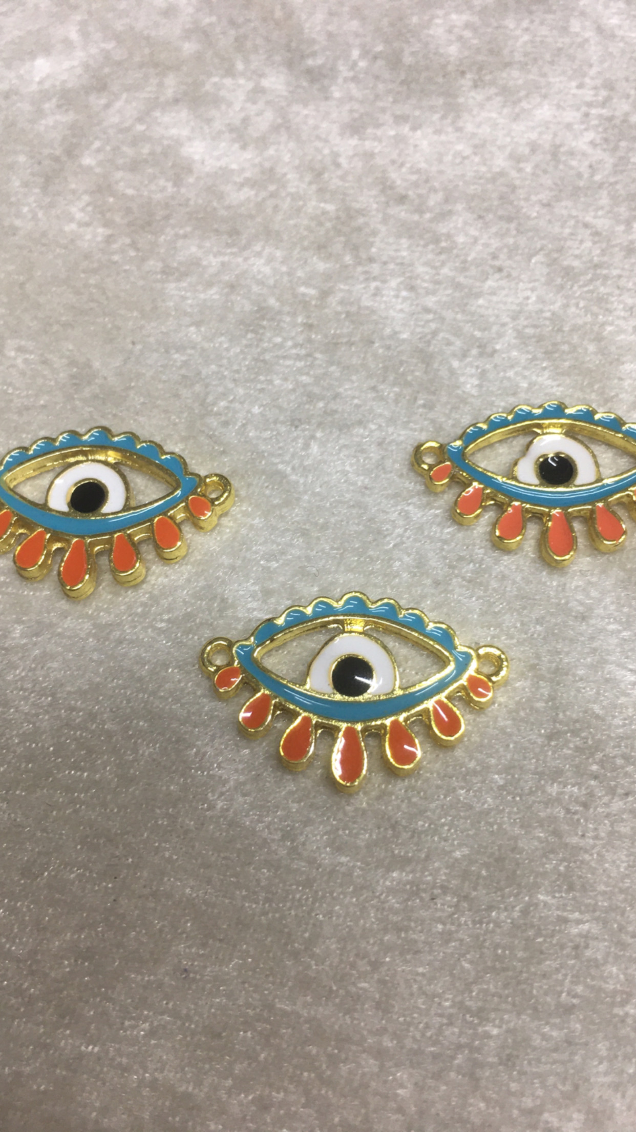 Gold Renk Kaplama Mineli Çift Kluplu Bileklik Aparatı No: 155