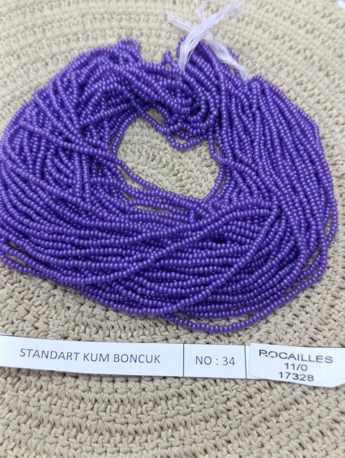STANDART KUM BONCUK NO:34 (ROCAILLES 11/00 17328)
