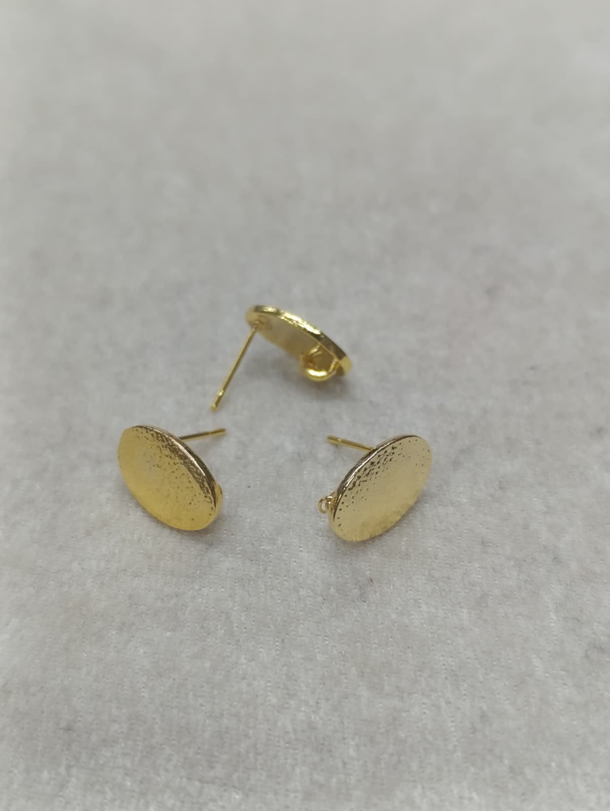 Tasarım Gold Renk Küpe Klipsi No:3