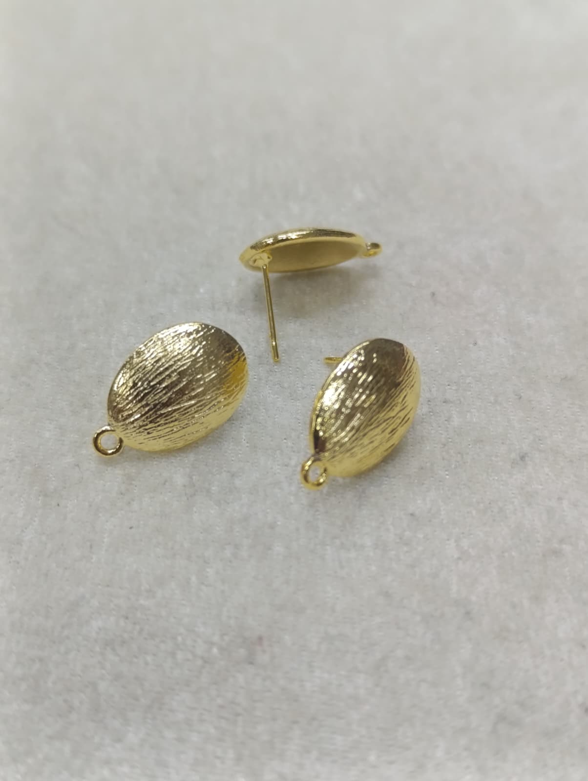 Tasarım Gold Renk Küpe Klipsi No:4