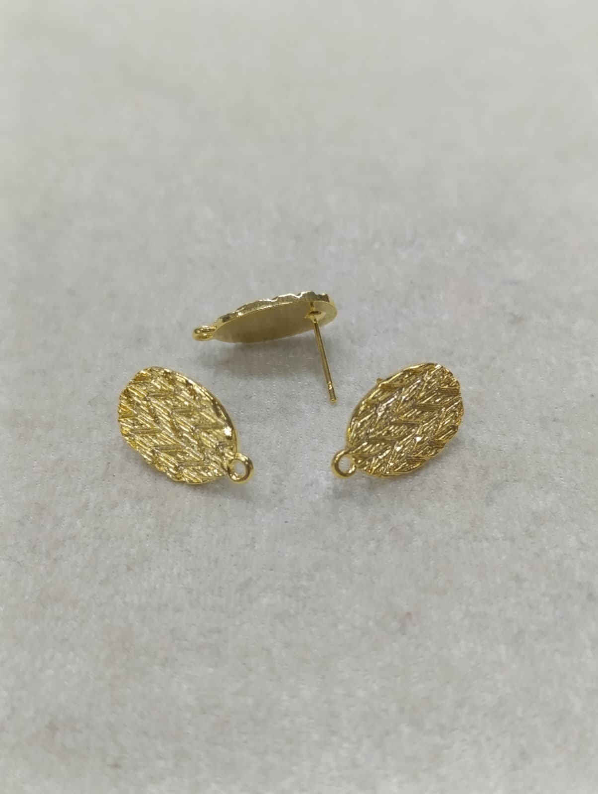 Tasarım Gold Renk Küpe Klipsi No:5