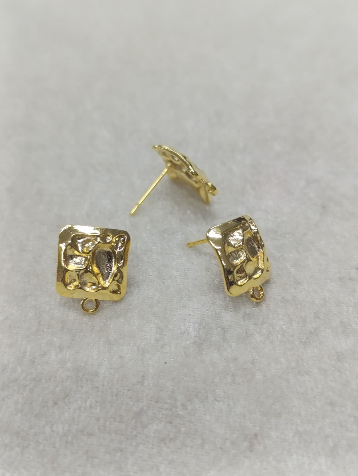 Tasarım Gold Renk Küpe Klipsi No:8