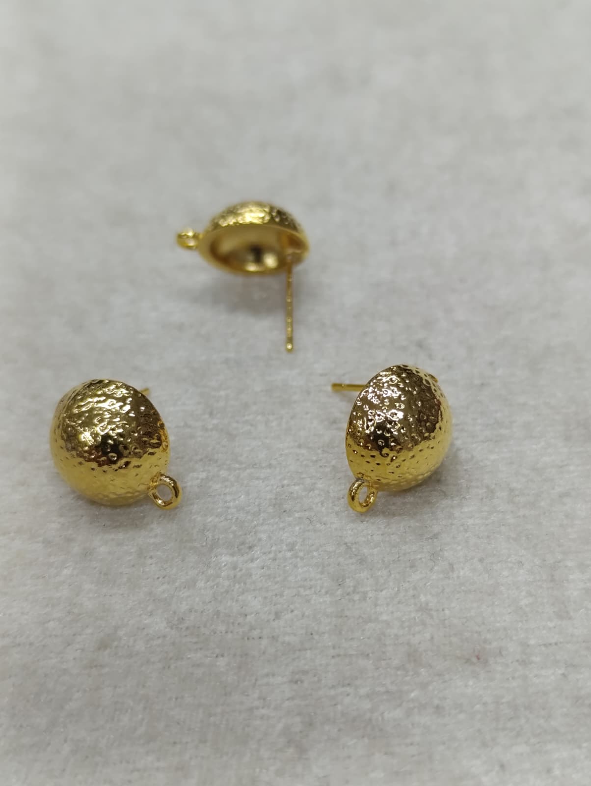 Tasarım Gold Renk Küpe Klipsi No:9