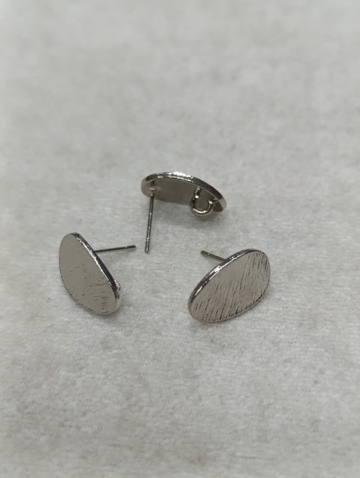 Tasarım Gümüş Renk Küpe Klipsi No:3