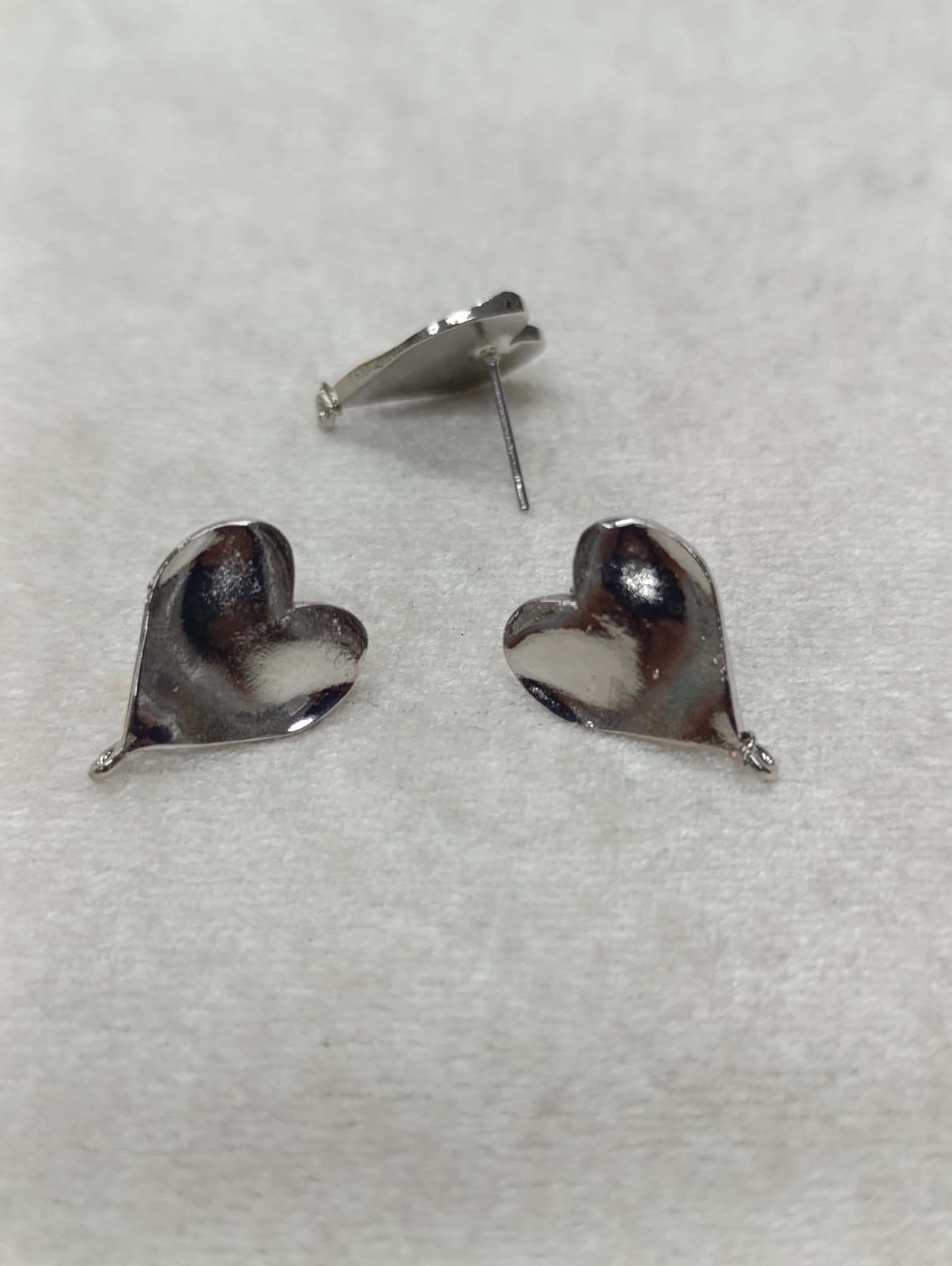 Tasarım Gümüş Renk Küpe Klipsi No:5