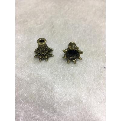 (Adet Fiyatıdır) 10 mm Antik Yeşil Huni Ka...