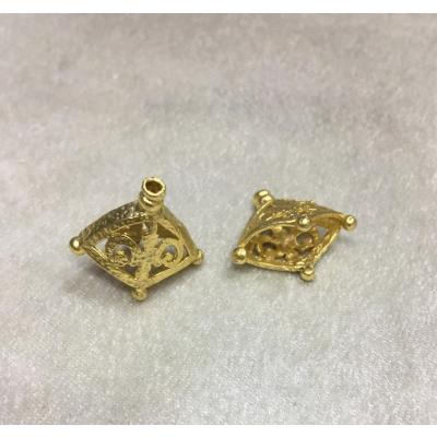 (Adet Fiyatıdır) 10 mm Kaplama Gold Renk H...