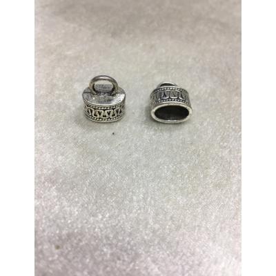 10x6mm Kapsül Gümüş Kapsül Kapama (Adet Fiyatıdır)