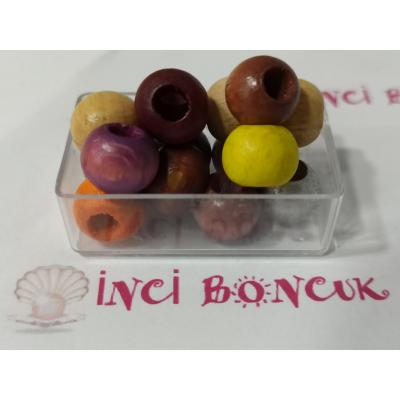 10mm Ahşap Boncuk (Gram Fiyatıdır) No: 1