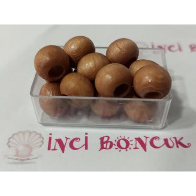 10mm Ahşap Boncuk (Gram Fiyatıdır) No: 5