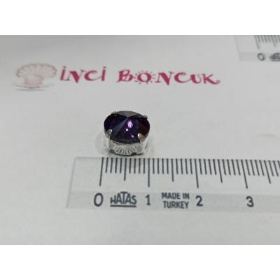 10mm Kasalı Rivoli Kristal Taş No: 10