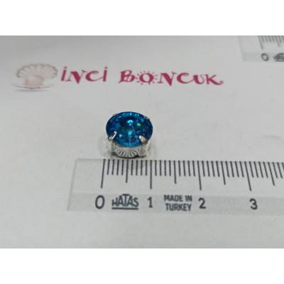 10mm Kasalı Rivoli Kristal Taş No: 8