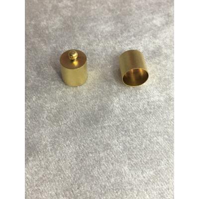 10mm Mat Altın Kaplama Kapsül Kapama (Adet Fiyatıdır)