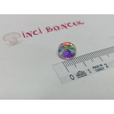 10mm Yapıştırma Rivoli Kristal Taş No: 3