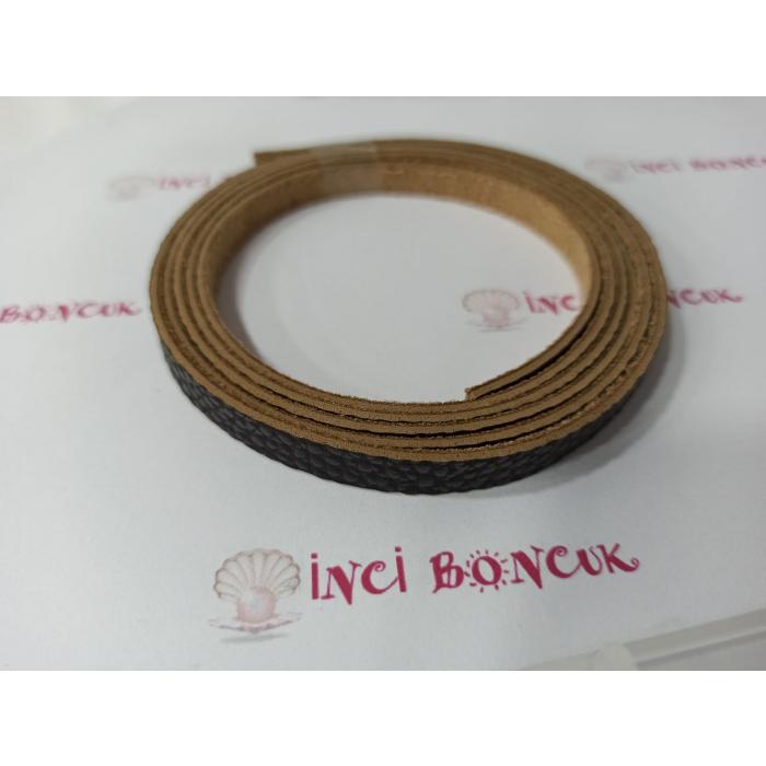 10mm Suni Yassı Deri (Metre Fi...