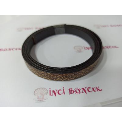 10mm Suni Yassı Deri (Metre Fi...
