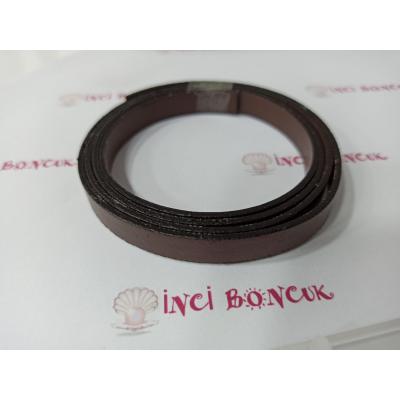 10mm Suni Yassı Deri (Metre Fi...