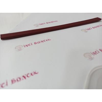 BORDO 10mm Yassı Hakiki Deri (20cm uzunluğunda) No: 13