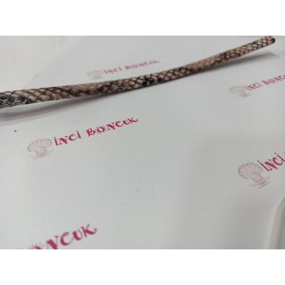 EBRULİ 10mm Yassı Hakiki Deri (20cm uzunluğunda) No: 18