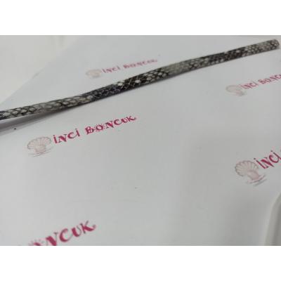 EBRULİ 10mm Yassı Hakiki Deri (20cm uzunluğunda) No: 19