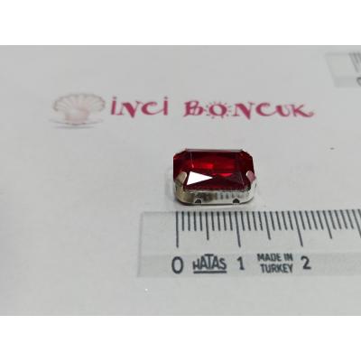 10x14mm Kasalı Baget Rivoli Kristal Taş No: 10