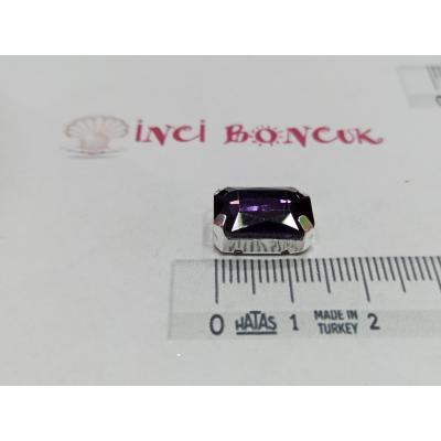 10x14mm Kasalı Baget Rivoli Kristal Taş No: 12