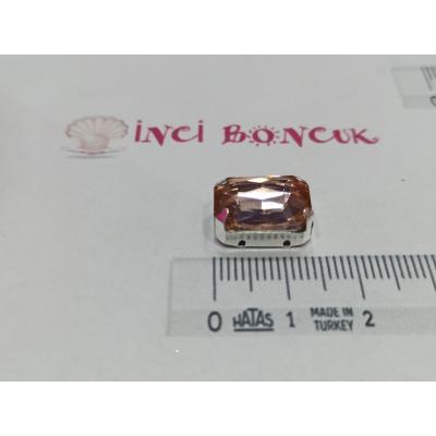 10x14mm Kasalı Baget Rivoli Kristal Taş No: 15
