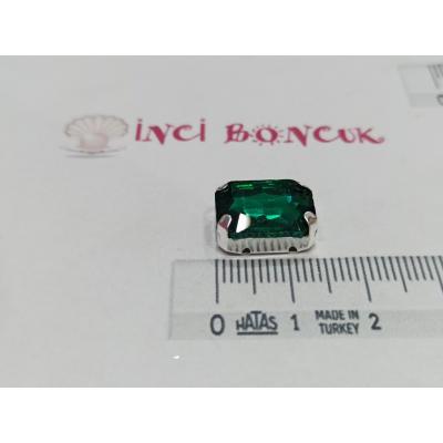 10x14mm Kasalı Baget Rivoli Kristal Taş No: 3