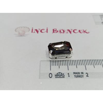 10x14mm Kasalı Baget Rivoli Kristal Taş No: 4