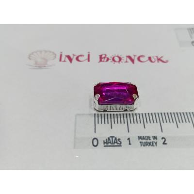 10x14mm Kasalı Baget Rivoli Kristal Taş No: 6