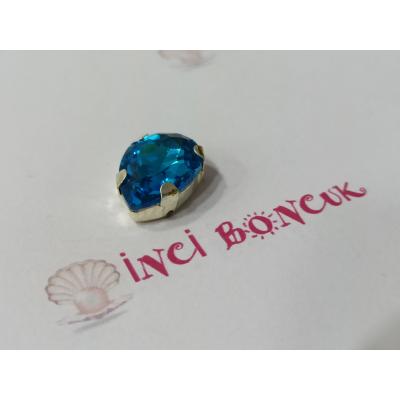 10x14mm Kasalı Rivoli Kristal Taş No: 14