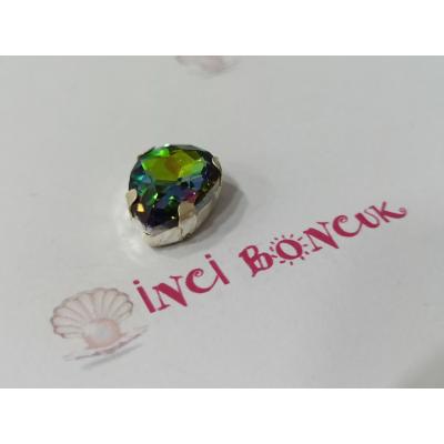 10x14mm Kasalı Rivoli Kristal Taş No: 16