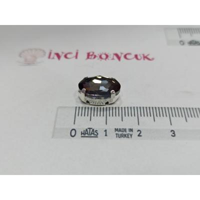 10x14mm Kasalı Rivoli Kristal Taş No: 24