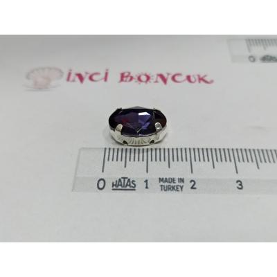 10x14mm Kasalı Rivoli Kristal Taş No: 26
