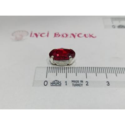 10x14mm Kasalı Rivoli Kristal Taş No: 28