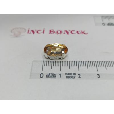 10x14mm Kasalı Rivoli Kristal Taş No: 29