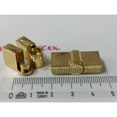10x5mm Yassı Deri Mıknatıslı Kapama No: 1