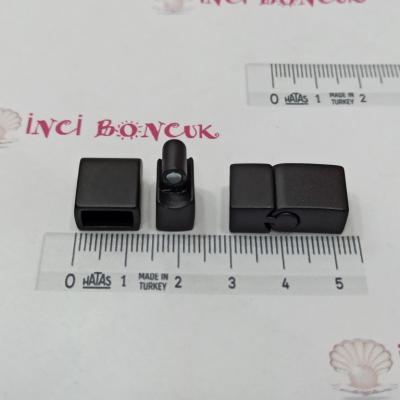 12x5mm Yassı Deri Mıknatıslı Kapama No: 21