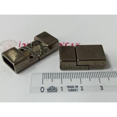 11x4mm Yassı Deri Mıknatıslı Kapama No: 8